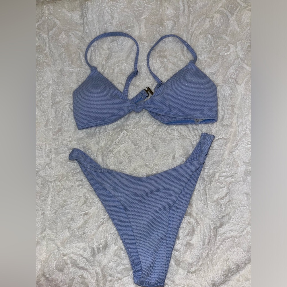 Blue bikini